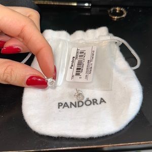 Pandora Open Heart Stud Earrings.                       BRAND NEW NEVER WORN!!